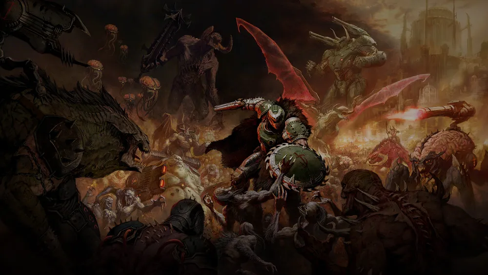 Official artwork for DOOM: The Dark Ages.